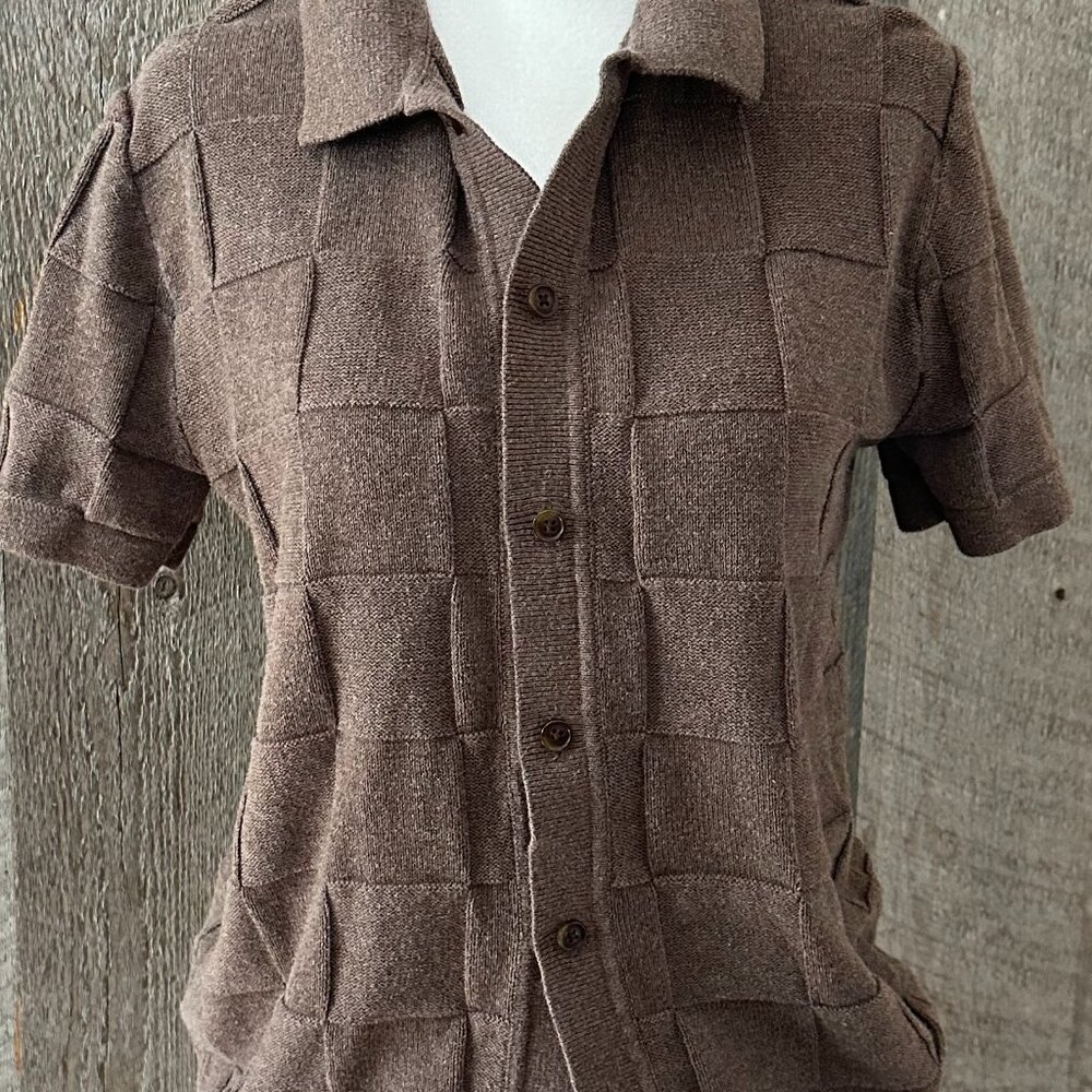 Mens Short Sleeve Knit Polo - Picture 5 of 7